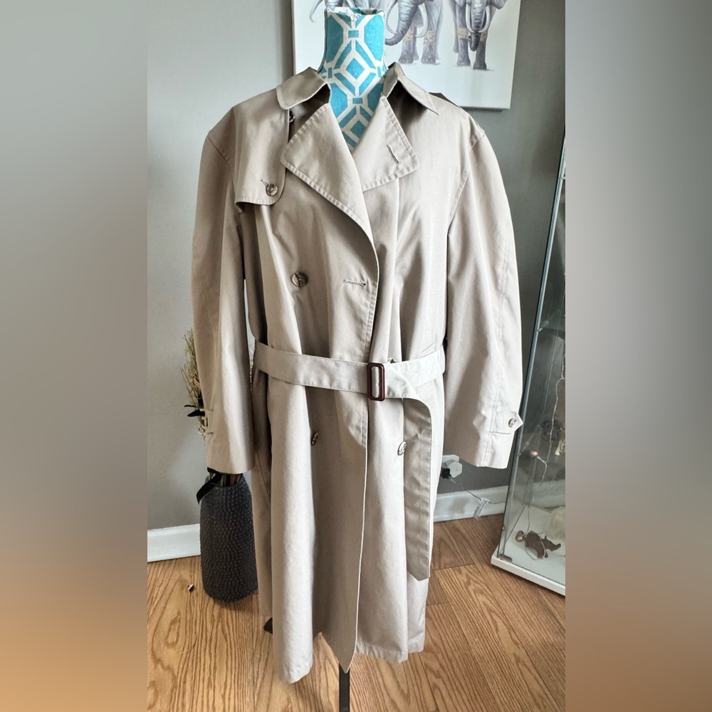 CHRISTIAN DIOR TRENCH COAT Insulate - Men's Size 44R